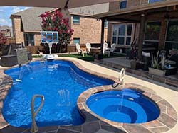 Builder Swimming Pool Contractor Avery Ranch Parkside Texas Mesa Park Fiberglass Inground Pools Installer for a sublime installation